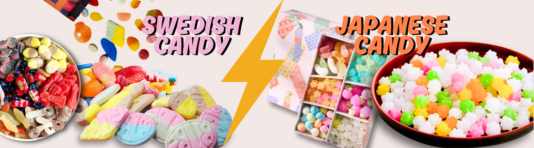 Swedish candy and Japanese candy