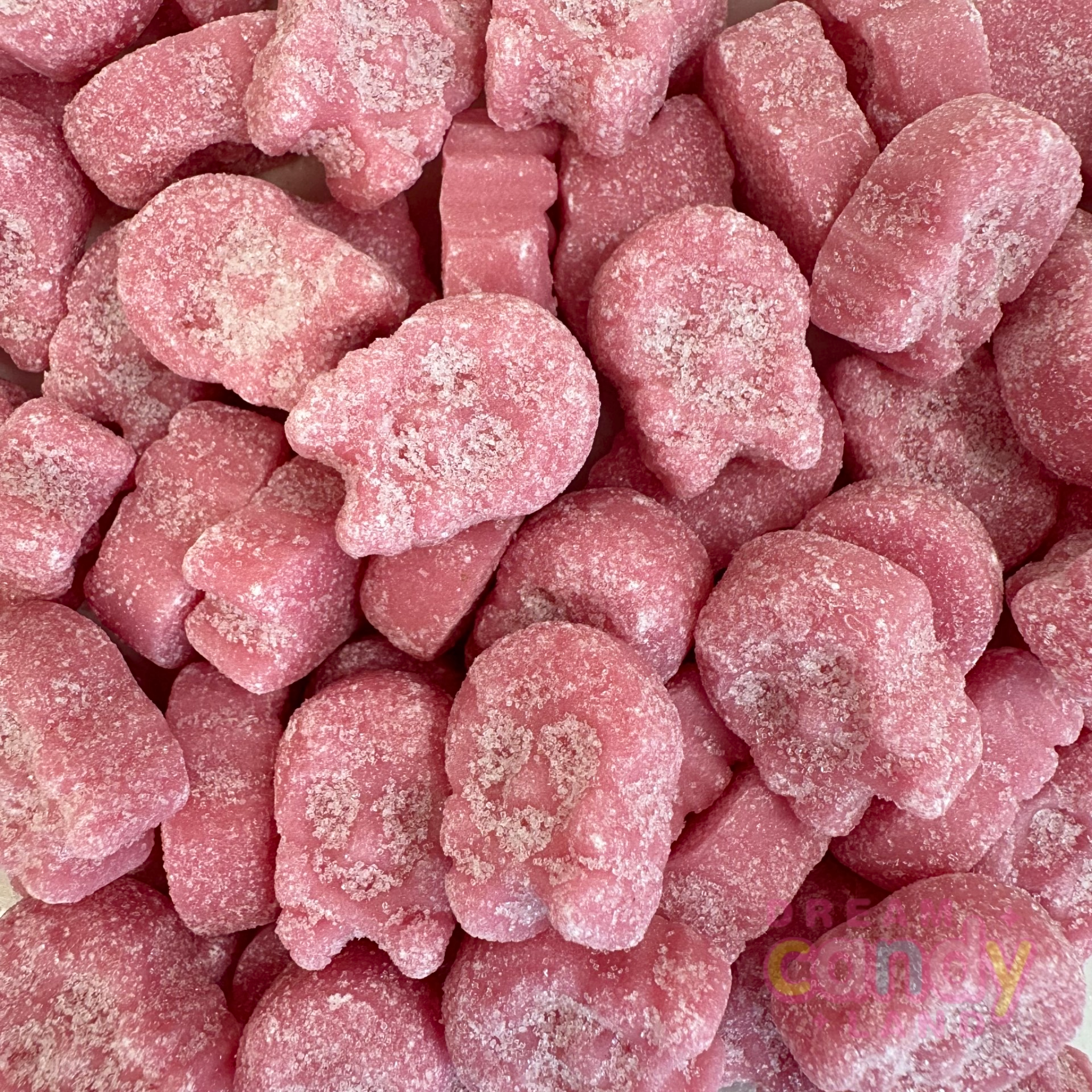 Bubs Sour Raspberry Skull Mini