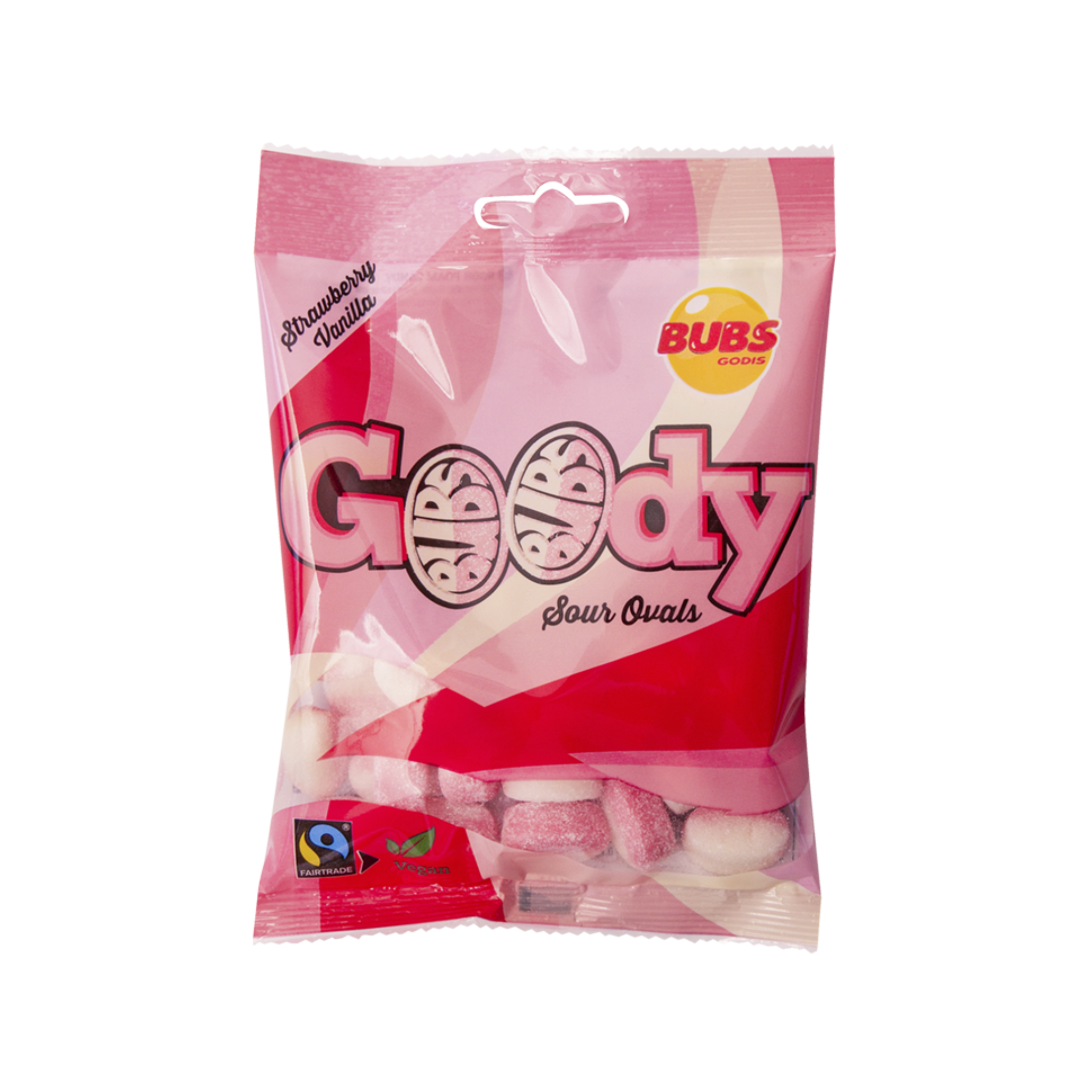 BUBS Goody Strawberry Vanilla Sour Ovals