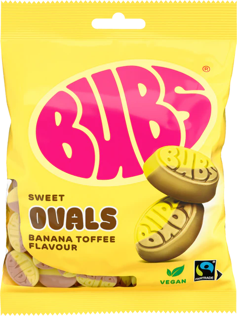 Goody Banana Toffee Sweet Ovals