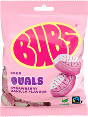 Goody Strawberry Vanilla Sour Ovals